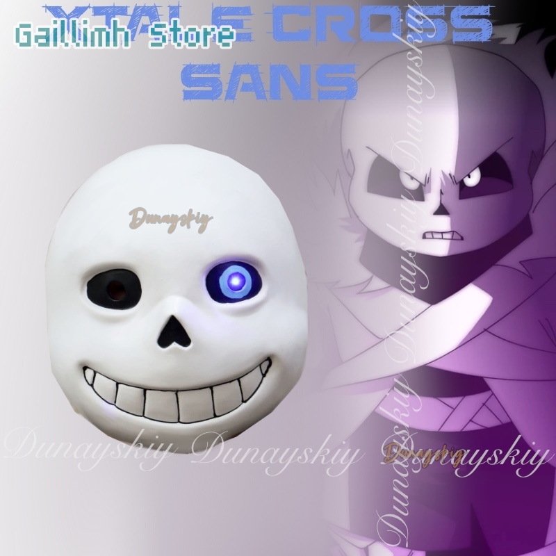 Black Face Mask Pack - UNDERTALE ゲーム XTALE クロスサン コスプレ アンチヒーロー