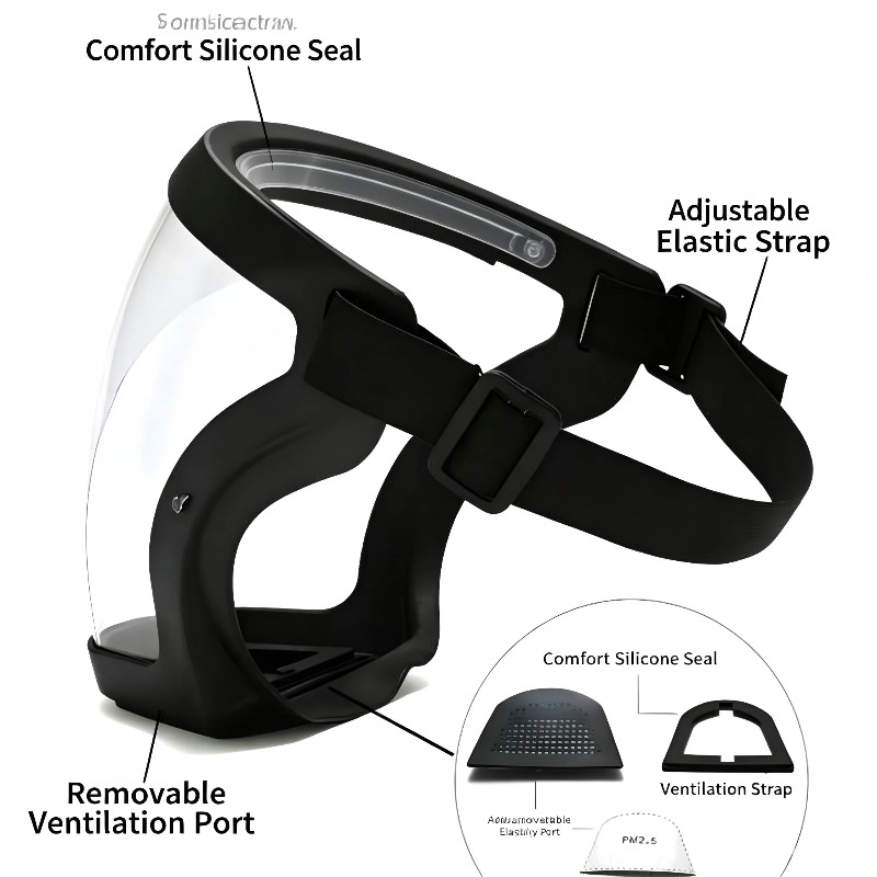 防毒マスク 防曇保護マスク 防塵・防滴仕様 スポーツ、サイク - Anti Pollution Mask のレビューと価格