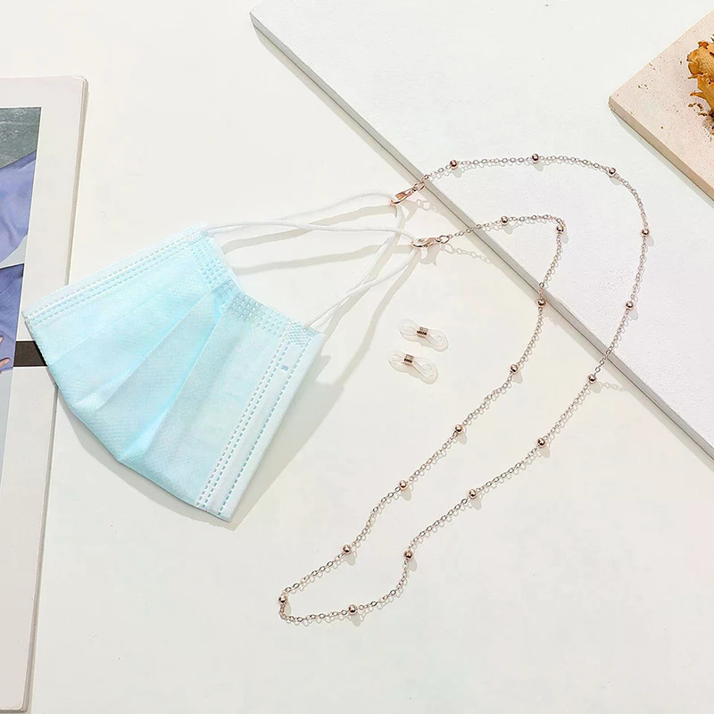 多機能サングラスストラップ、ファッションメタルビーズグラスチ - Mask Chain Holder のレビューと価格