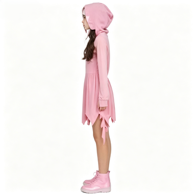 女の子向け、きらめくピンク色の幽霊マスク、ハロウィーンのコス - Kids Face Mask のレビューと価格