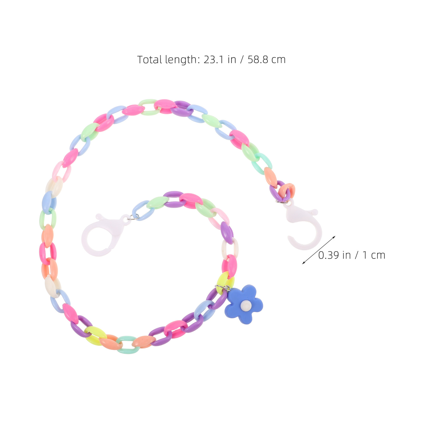 子供用 マスクチェーン カラフルな花柄のメガネストラップ メ - Mask Chain Holder のレビューと価格