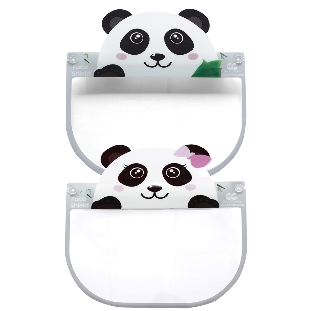 屋外や学校での使用に適した、子供用の全面マスク2枚セット。曇 - Kids Face Mask のレビューと価格