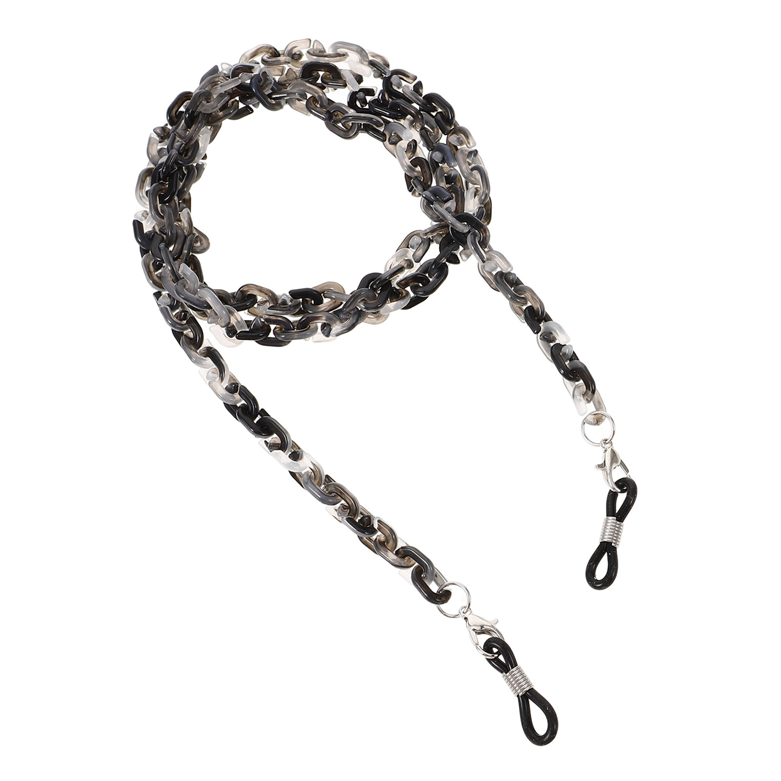 アクリル製のメガネチェーン。軽量で長さ調節が可能。サングラス - Mask Chain Holder のレビューと価格